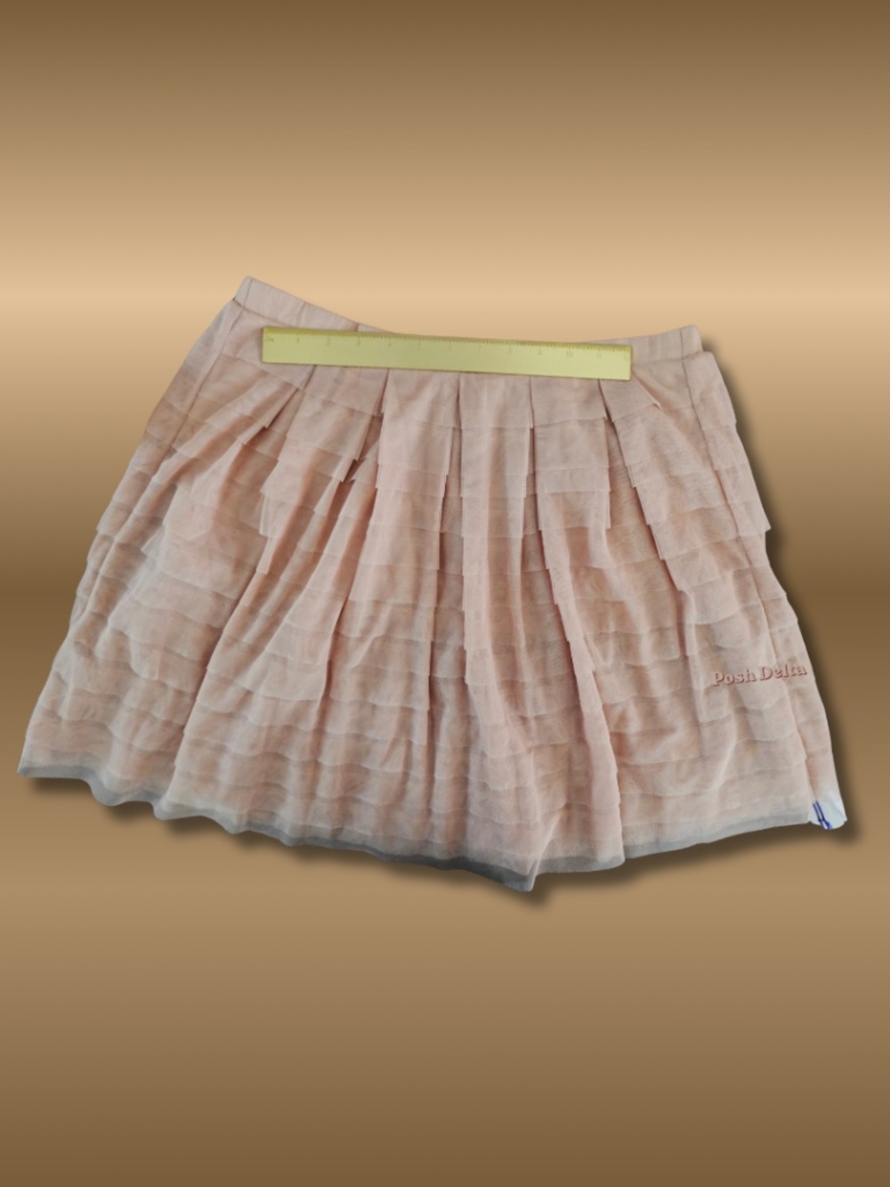 BCBG Tulle Ruffle Mini Skirt